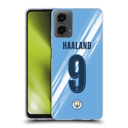 Manchester City Man City FC 2025/26 Players Home Kit Erling Haaland Soft Gel Case for Motorola Moto G (2024)