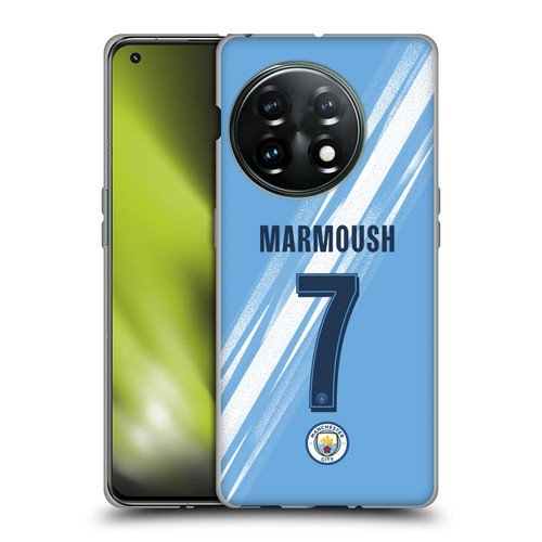 Manchester City Man City FC 2025/26 Players Home Kit Omar Marmoush Soft Gel Case for OnePlus 11 5G Manchester City Man City FC 2025/26 Players Home Kit Omar Marmoush Soft Gel Case for OnePlus 11 5G