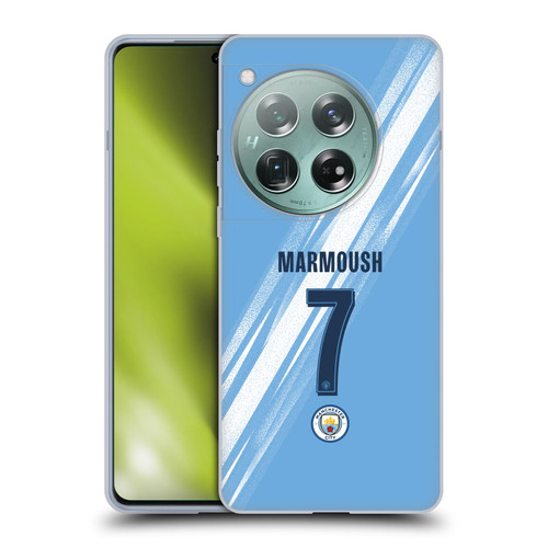 Manchester City Man City FC 2025/26 Players Home Kit Omar Marmoush Soft Gel Case for OnePlus 12 Manchester City Man City FC 2025/26 Players Home Kit Omar Marmoush Soft Gel Case for OnePlus 12