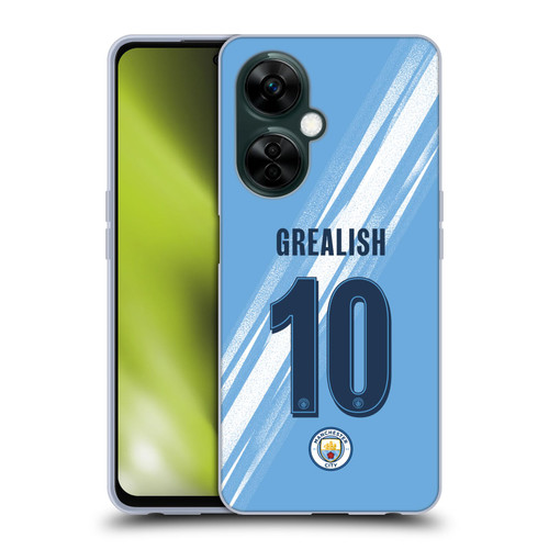 Manchester City Man City FC 2025/26 Players Home Kit Jack Grealish Soft Gel Case for OnePlus Nord N30