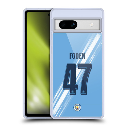 Manchester City Man City FC 2025/26 Players Home Kit Phil Foden Soft Gel Case for Google Pixel 7a Manchester City Man City FC 2025/26 Players Home Kit Phil Foden Soft Gel Case for Google Pixel 7a