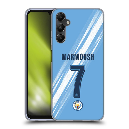 Manchester City Man City FC 2025/26 Players Home Kit Omar Marmoush Soft Gel Case for Samsung Galaxy A05s