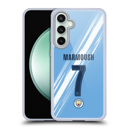 Manchester City Man City FC 2025/26 Players Home Kit Omar Marmoush Soft Gel Case for Samsung Galaxy S23 FE 5G