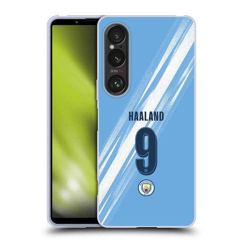Manchester City Man City FC 2025/26 Players Home Kit Erling Haaland Soft Gel Case for Sony Xperia 1 VI 5G