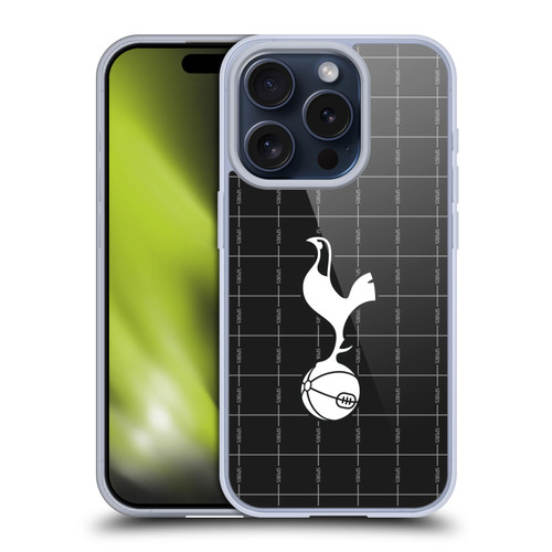 Tottenham Hotspur F.C. 2025/26 Badge Kit Away Soft Gel Case for Apple iPhone 15 Pro