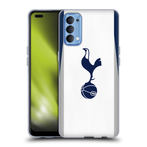 Tottenham Hotspur F.C. 2025/26 Badge Kit Home Soft Gel Case for OPPO Reno 4 5G