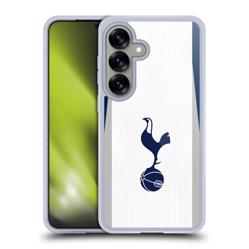 Tottenham Hotspur F.C. 2025/26 Badge Kit Home Soft Gel Case for Samsung Galaxy S25