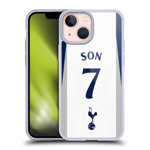 Tottenham Hotspur F.C. 2025/26 Players Home Kit Son Heung-Min Soft Gel Case for Apple iPhone 13 Mini Tottenham Hotspur F.C. 2025/26 Players Home Kit Son Heung-Min Soft Gel Case for Apple iPhone 13 Mini