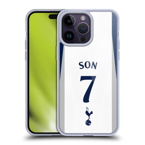 Tottenham Hotspur F.C. 2025/26 Players Home Kit Son Heung-Min Soft Gel Case for Apple iPhone 14 Pro Max Tottenham Hotspur F.C. 2025/26 Players Home Kit Son Heung-Min Soft Gel Case for Apple iPhone 14 Pro Max