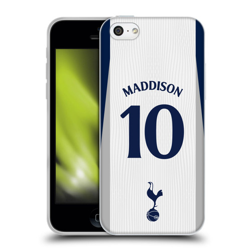 Tottenham Hotspur F.C. 2025/26 Players Home Kit James Maddison Soft Gel Case for Apple iPhone 5c