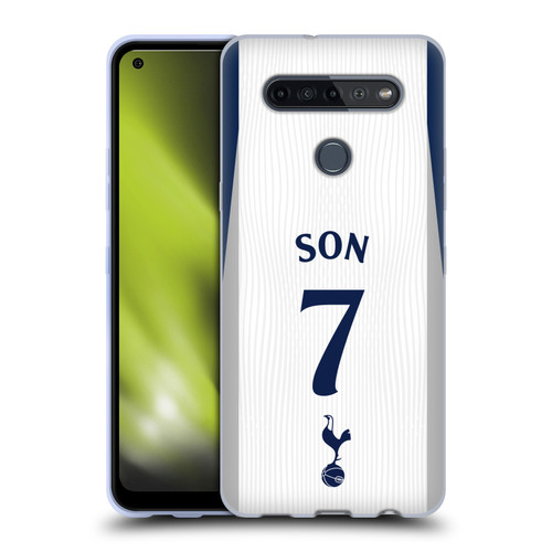 Tottenham Hotspur F.C. 2025/26 Players Home Kit Son Heung-Min Soft Gel Case for LG K51S