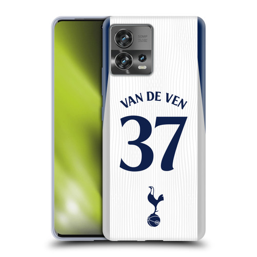 Tottenham Hotspur F.C. 2025/26 Players Home Kit Micky van de Ven Soft Gel Case for Motorola Moto Edge 30 Fusion Tottenham Hotspur F.C. 2025/26 Players Home Kit Micky van de Ven Soft Gel Case for Motorola Moto Edge 30 Fusion