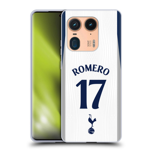 Tottenham Hotspur F.C. 2025/26 Players Home Kit Cristian Romero Soft Gel Case for Motorola Edge 50 Ultra/X50 Ultra