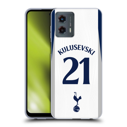 Tottenham Hotspur F.C. 2025/26 Players Home Kit Dejan Kulusevski Soft Gel Case for Motorola Moto G (2023) Tottenham Hotspur F.C. 2025/26 Players Home Kit Dejan Kulusevski Soft Gel Case for Motorola Moto G (2023)