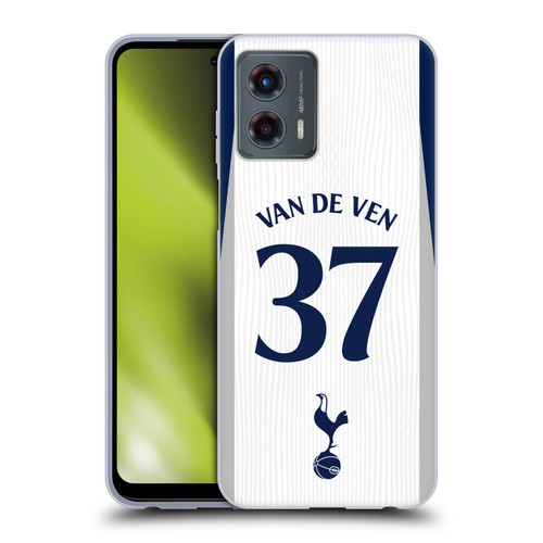 Tottenham Hotspur F.C. 2025/26 Players Home Kit Micky van de Ven Soft Gel Case for Motorola Moto G (2023) Tottenham Hotspur F.C. 2025/26 Players Home Kit Micky van de Ven Soft Gel Case for Motorola Moto G (2023)