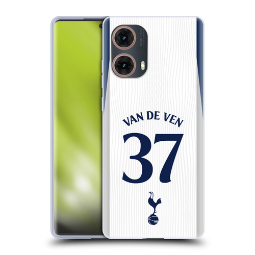 Tottenham Hotspur F.C. 2025/26 Players Home Kit Micky van de Ven Soft Gel Case for Motorola Moto G85 Tottenham Hotspur F.C. 2025/26 Players Home Kit Micky van de Ven Soft Gel Case for Motorola Moto G85