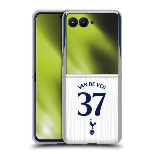 Tottenham Hotspur F.C. 2025/26 Players Home Kit Micky van de Ven Soft Gel Case for Motorola Razr 50 Ultra Tottenham Hotspur F.C. 2025/26 Players Home Kit Micky van de Ven Soft Gel Case for Motorola Razr 50 Ultra