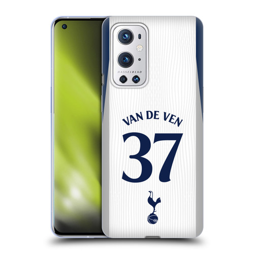 Tottenham Hotspur F.C. 2025/26 Players Home Kit Micky van de Ven Soft Gel Case for OnePlus 9 Pro