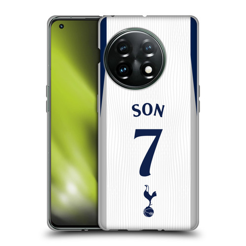 Tottenham Hotspur F.C. 2025/26 Players Home Kit Son Heung-Min Soft Gel Case for OnePlus 11 5G Tottenham Hotspur F.C. 2025/26 Players Home Kit Son Heung-Min Soft Gel Case for OnePlus 11 5G