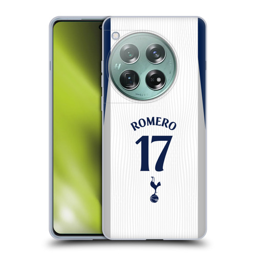Tottenham Hotspur F.C. 2025/26 Players Home Kit Cristian Romero Soft Gel Case for OnePlus 12 Tottenham Hotspur F.C. 2025/26 Players Home Kit Cristian Romero Soft Gel Case for OnePlus 12