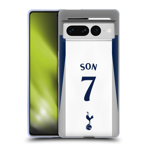 Tottenham Hotspur F.C. 2025/26 Players Home Kit Son Heung-Min Soft Gel Case for Google Pixel 7 Pro Tottenham Hotspur F.C. 2025/26 Players Home Kit Son Heung-Min Soft Gel Case for Google Pixel 7 Pro