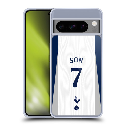 Tottenham Hotspur F.C. 2025/26 Players Home Kit Son Heung-Min Soft Gel Case for Google Pixel 8 Pro Tottenham Hotspur F.C. 2025/26 Players Home Kit Son Heung-Min Soft Gel Case for Google Pixel 8 Pro