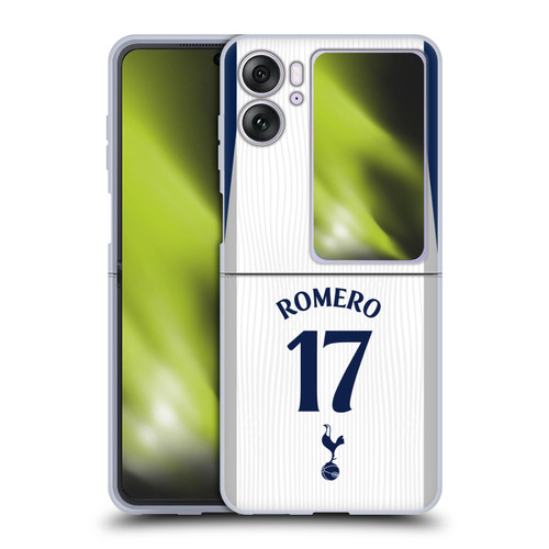 Tottenham Hotspur F.C. 2025/26 Players Home Kit Cristian Romero Soft Gel Case for OPPO Find N2 Flip