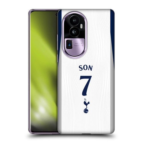 Tottenham Hotspur F.C. 2025/26 Players Home Kit Son Heung-Min Soft Gel Case for OPPO Reno10 Pro+ Tottenham Hotspur F.C. 2025/26 Players Home Kit Son Heung-Min Soft Gel Case for OPPO Reno10 Pro+