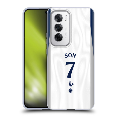 Tottenham Hotspur F.C. 2025/26 Players Home Kit Son Heung-Min Soft Gel Case for OPPO Reno12 5G Tottenham Hotspur F.C. 2025/26 Players Home Kit Son Heung-Min Soft Gel Case for OPPO Reno12 5G