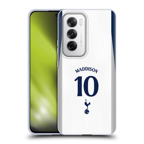 Tottenham Hotspur F.C. 2025/26 Players Home Kit James Maddison Soft Gel Case for OPPO Reno12 5G Tottenham Hotspur F.C. 2025/26 Players Home Kit James Maddison Soft Gel Case for OPPO Reno12 5G