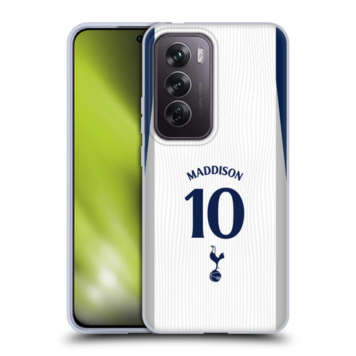 Tottenham Hotspur F.C. 2025/26 Players Home Kit James Maddison Soft Gel Case for OPPO Reno12 Pro 5G