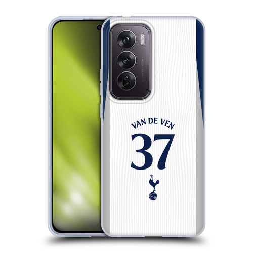 Tottenham Hotspur F.C. 2025/26 Players Home Kit Micky van de Ven Soft Gel Case for OPPO Reno12 Pro 5G