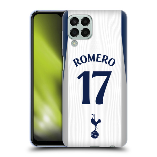 Tottenham Hotspur F.C. 2025/26 Players Home Kit Cristian Romero Soft Gel Case for Samsung Galaxy M33 (2022)
