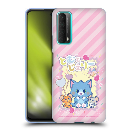 Tom and Jerry Gokko Graphics Character Art Soft Gel Case for Huawei P Smart (2021)