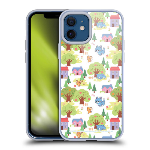 Tom and Jerry Gokko Graphics Trees Pattern Soft Gel Case for Apple iPhone 12 / iPhone 12 Pro