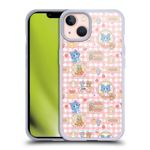 Tom and Jerry Gokko Graphics Baking Pattern Soft Gel Case for Apple iPhone 13