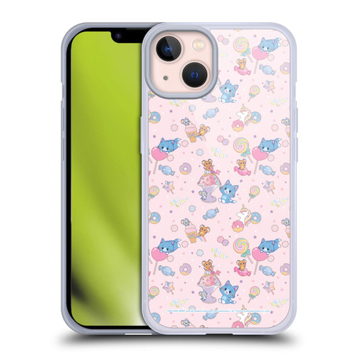 Tom and Jerry Gokko Graphics Sweets Pattern Soft Gel Case for Apple iPhone 13