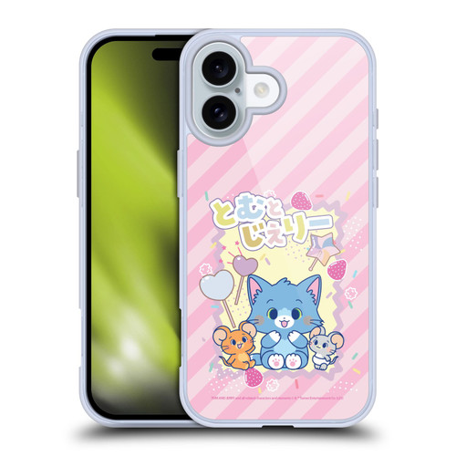 Tom and Jerry Gokko Graphics Character Art Soft Gel Case for Apple iPhone 16