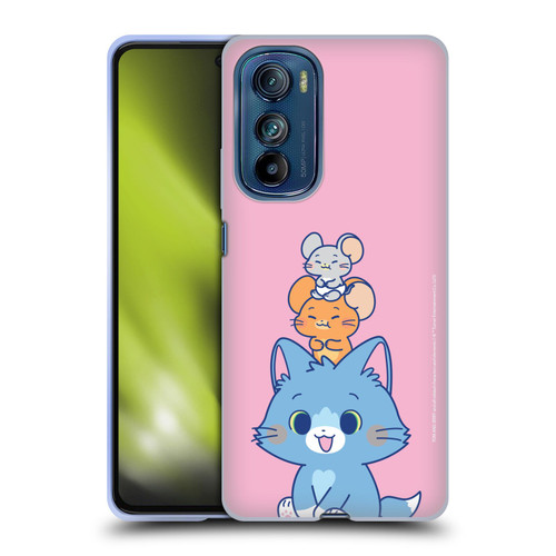 Tom and Jerry Gokko Graphics Characters Soft Gel Case for Motorola Edge 30