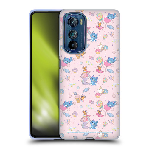 Tom and Jerry Gokko Graphics Sweets Pattern Soft Gel Case for Motorola Edge 30