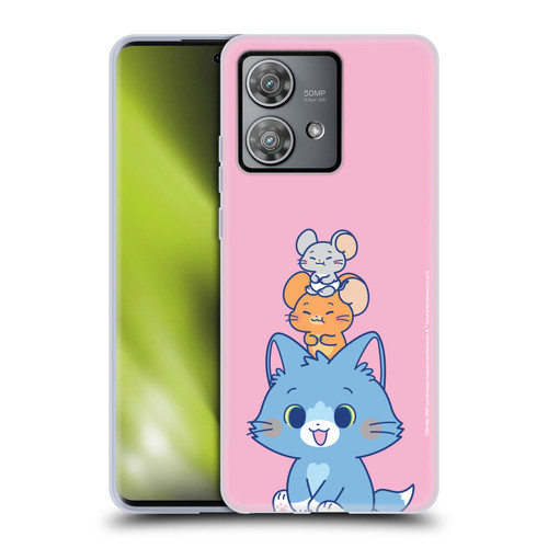 Tom and Jerry Gokko Graphics Characters Soft Gel Case for Motorola Edge 40 Neo 5G