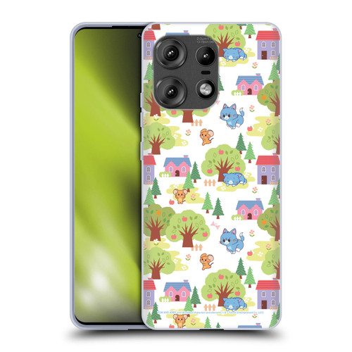 Tom and Jerry Gokko Graphics Trees Pattern Soft Gel Case for Motorola Edge 50 Pro