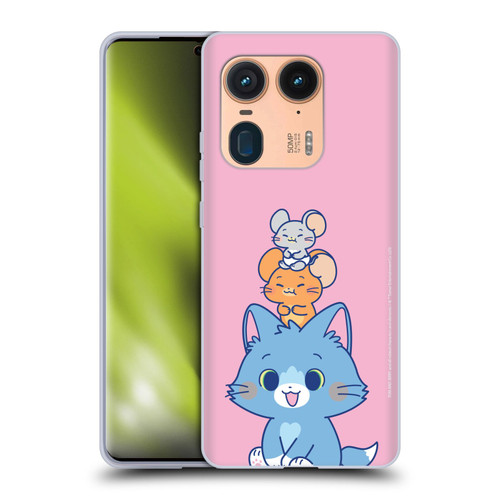 Tom and Jerry Gokko Graphics Characters Soft Gel Case for Motorola Edge 50 Ultra/X50 Ultra