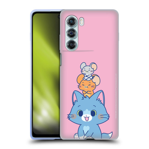 Tom and Jerry Gokko Graphics Characters Soft Gel Case for Motorola Edge S30 / Moto G200 5G