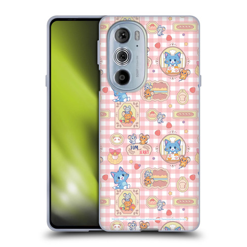 Tom and Jerry Gokko Graphics Baking Pattern Soft Gel Case for Motorola Edge X30