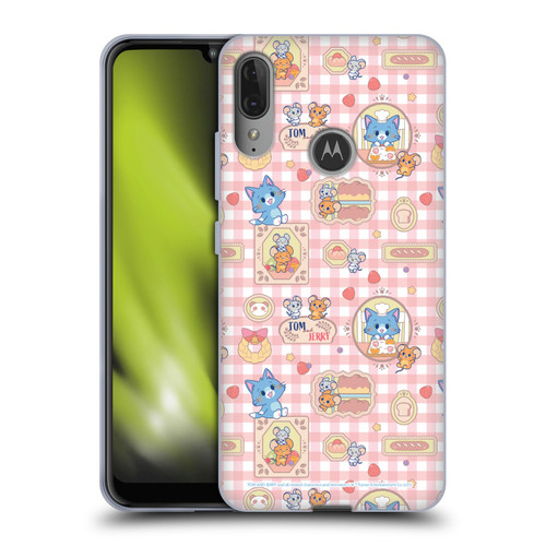 Tom and Jerry Gokko Graphics Baking Pattern Soft Gel Case for Motorola Moto E6 Plus