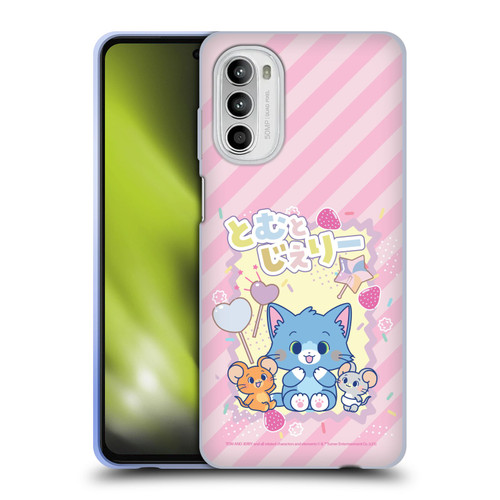 Tom and Jerry Gokko Graphics Character Art Soft Gel Case for Motorola Moto G52