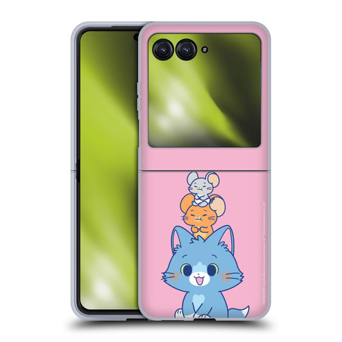 Tom and Jerry Gokko Graphics Characters Soft Gel Case for Motorola Razr 40 Ultra / Razr+ 2023