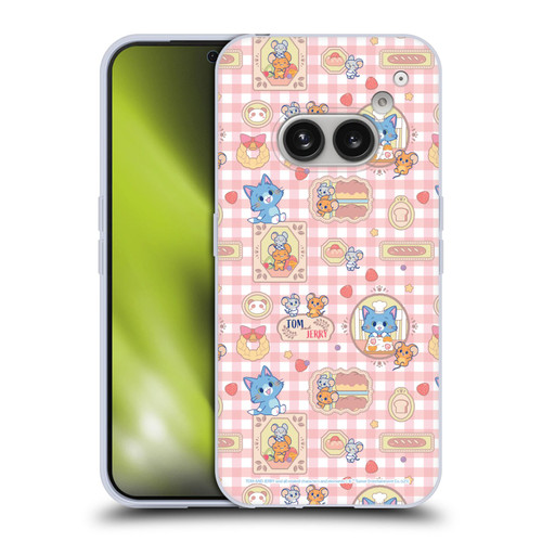 Tom and Jerry Gokko Graphics Baking Pattern Soft Gel Case for Nothing Phone (2a)