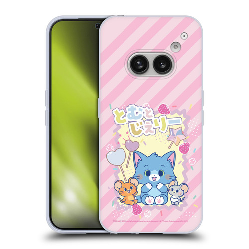 Tom and Jerry Gokko Graphics Character Art Soft Gel Case for Nothing Phone (2a)